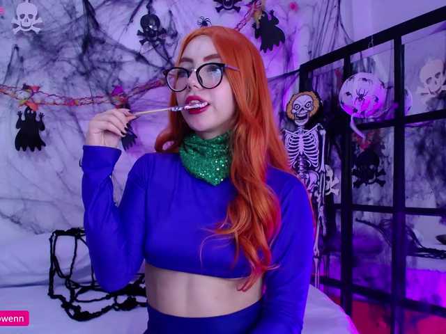 Fotografii Aliceowenn ♥Happy Halloween, come to my spooky room to enjoy my company trick or treat♥Control my domi 100tks in pvt @remain Anal plug in my asshole and dildo in my wet vagina @total