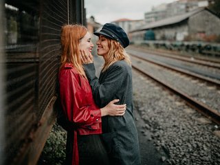 Fotografie a profilului lesbian-beaut